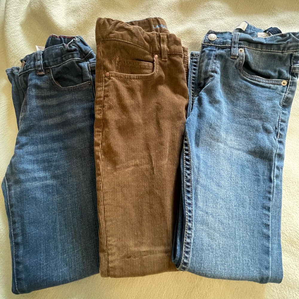 Boys like new jeans & corduroy pants